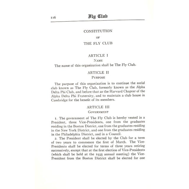 Catalogue of the Fly Club of Harvard University 1836-1959 For Sale - Image 4 of 9