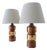 Vintage Table Lamps in Ceramic with Copper Glaze from Bergboms Bitossi, Sweden, 1960s, Set of 2 For Sale