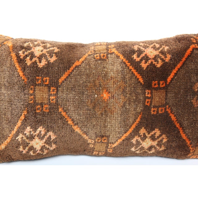 Tribal Authentic Vintage Tribal Rug Pillow Cover -14'' X 28'' For Sale - Image 3 of 8