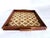 Contemporary Vintage Square Diamond Weave Bamboo Tray For Sale - Image 3 of 10