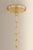 Ceramic Hudson Valley Lighting Southfields 21 in. 1 Light Pendant in Aged Brass and Ceramic Cream Pebble Finish For Sale - Image 7 of 8