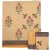Indian Dragonfly Floral Queen Mustard Yellow Fitted Sheet For Sale - Image 3 of 6