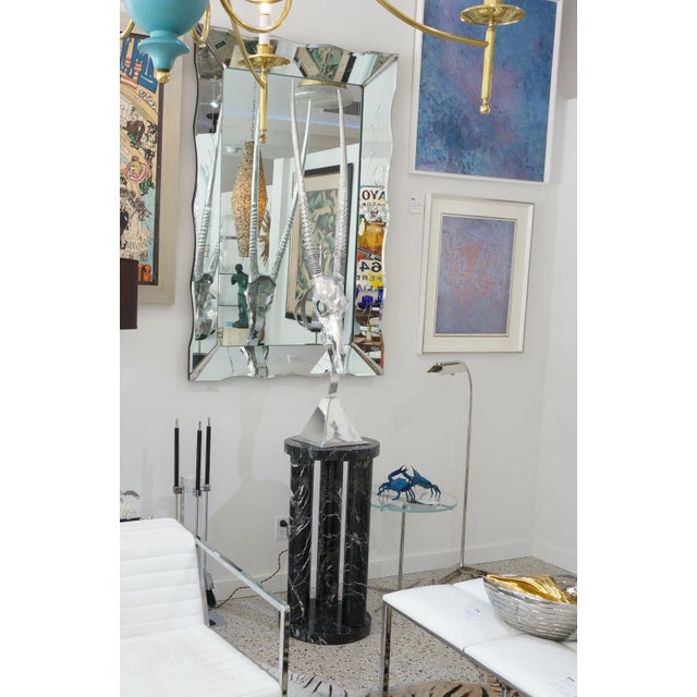 6'high Art Deco Wall Mirror Picture Frame Style For Sale - Image 10 of 12
