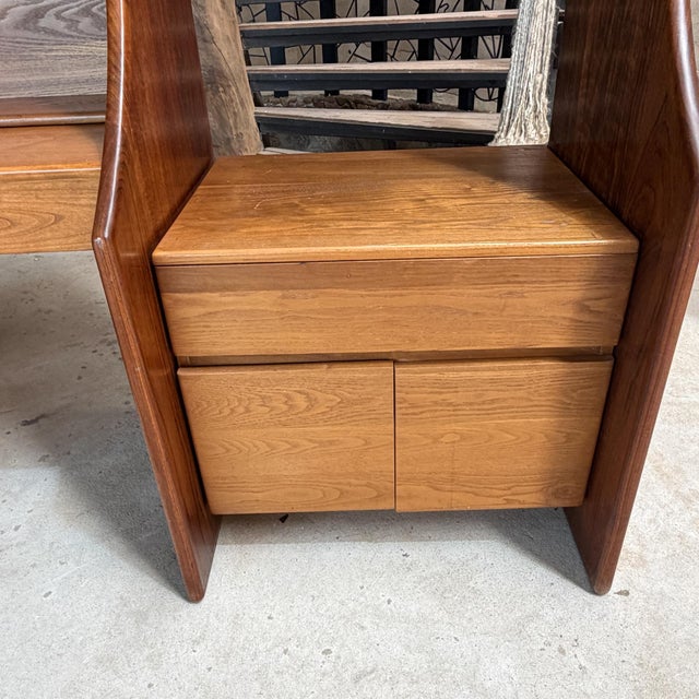 Mid-Century Modern Sculptural Modular Library Wall Unit Desk Gerald McCabe Mid Century Modern For Sale - Image 3 of 15
