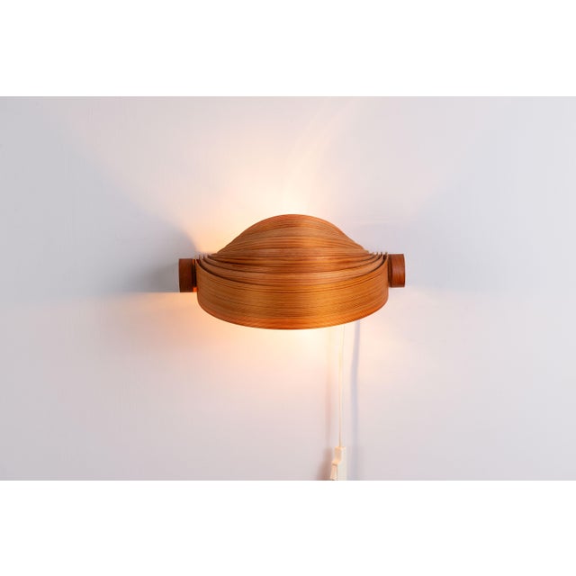 Brown Visor Wall Lamps attributed to Translandia, 1960s, Set of 7 For Sale - Image 8 of 18
