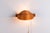 Brown Visor Wall Lamps attributed to Translandia, 1960s, Set of 7 For Sale - Image 8 of 18