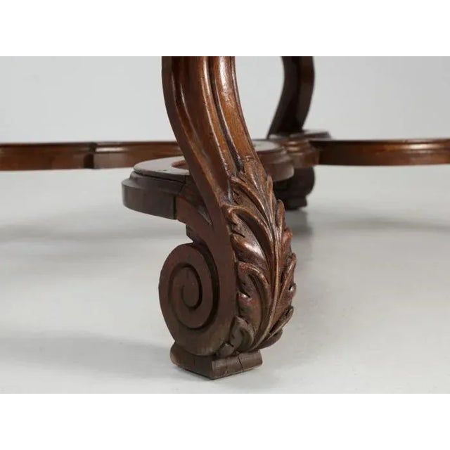 Wood Antique Single French Armchair W/ Horsehair For Sale - Image 7 of 12