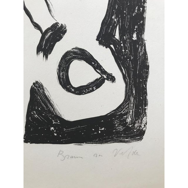 Bram van velde, Mp 31, 1965, Lithograph For Sale - Image 3 of 4