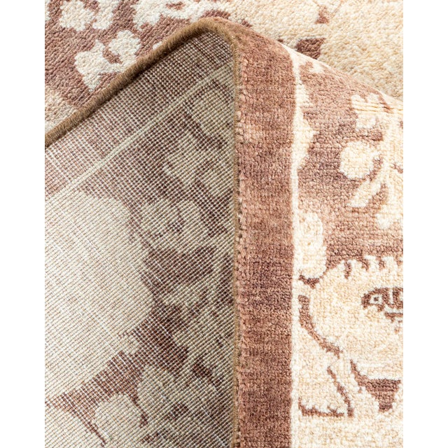 Mogul, One-of-a-Kind Hand-Knotted Area Rug - Brown, 3' 2" x 5' 1" For Sale In New York - Image 6 of 8