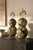Green Contemporary Large Two Ball Scagliola Table Lamps - a Pair For Sale - Image 8 of 8