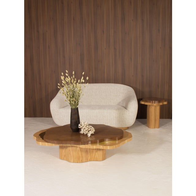 Arizona Coffee Table in Wood Veneers from InsidherLand For Sale - Image 6 of 12