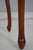 Vintage Victorian Style Mahogany Marble Top 1 Drawer Console Table For Sale - Image 9 of 17