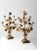 Antique Brass Candelabras Pair For Sale - Image 10 of 13