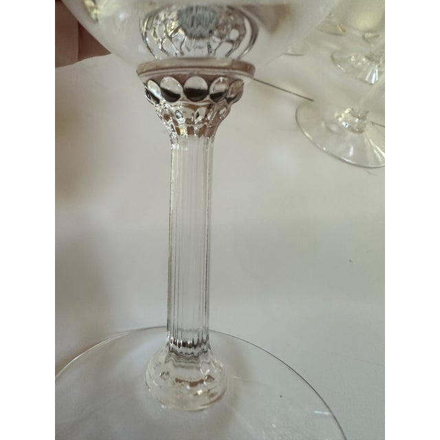 Vintage 1970s Lenox "Autumn" Collection Handblown Crystal Water Glasses 7.75" High 24k Gold Encrusted Band - Set of 12 For Sale - Image 16 of 18