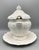 Mid-Century Modern Mid Century California Pottery White Grape Vine Tureen With Ladle and Underplate For Sale - Image 3 of 12