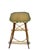 Rustic Adirondack Twig Side Table With Hand-Painted Green Accents – Folk Art Cabin Style For Sale - Image 13 of 17