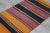 1980s Farmhouse Black Striped Runner Kilim For Sale In Sacramento - Image 6 of 12