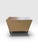 Vintage Maitland-Smith Hand-Painted Serpentine Three-Drawer Chest – Designer Accent Dresser For Sale - Image 12 of 12