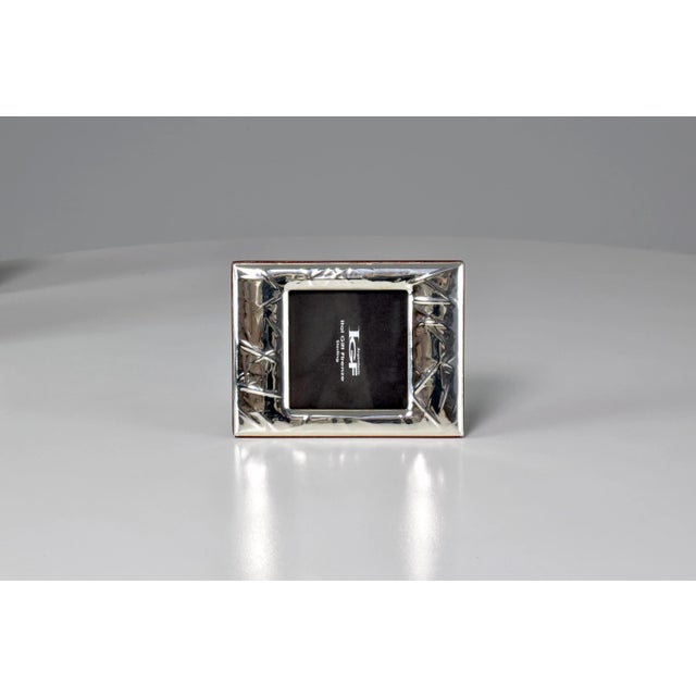 Four Sterling Silver Italian Photo Frames and Album For Sale - Image 11 of 13