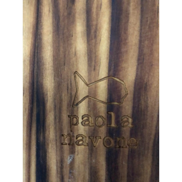 Paola Navone Acacia Wood Tray For Sale - Image 9 of 9