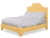 Modern Kit Twin Bedframe, Mustard Linen For Sale - Image 3 of 4