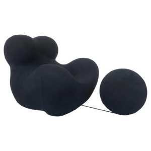 Set of Big Mama Lounge Chair and Ottoman attributed to Gaetano Pesce for B&B Italia, 1969