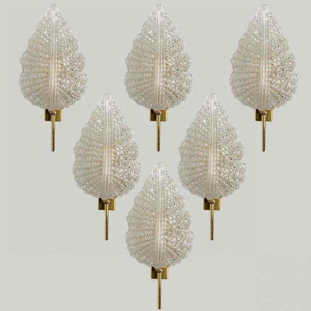 Large Wall Sconces in the style of Barovier & Toso, Italy, 1960s, Set of 2 For Sale - Image 12 of 18