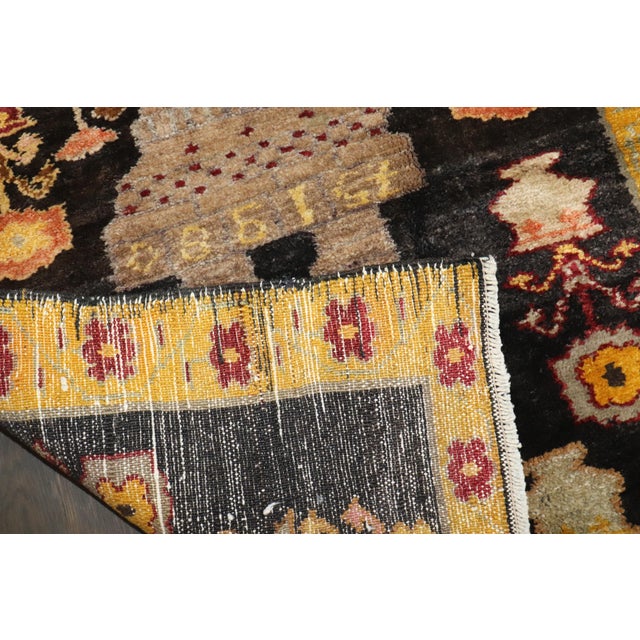 Vintage Zabihi Collection Turkish Anatolian Small Rug - 2'7" x 3'7" For Sale - Image 4 of 6
