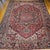 Vintage Oversized Persian Heriz Serapi, Hand-Knotted, Geometric Medallion Pattern, Red & Blue, 11x15 For Sale - Image 11 of 11