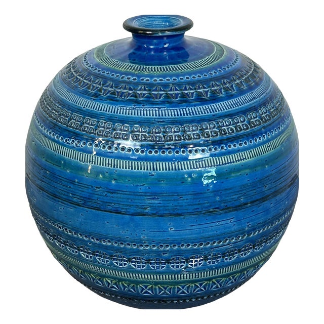 Rimini Flavia Montelupo Vase Decoration by Aldo Londi for Bitossi, 1960s For Sale