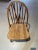 1970s American Arts and Crafts Oak Fiddleback Windsor Chair For Sale - Image 9 of 9