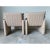 1980s 1980s Italian Postmodern Fully Upholstered Lounge Chairs on Casters – A Pair For Sale - Image 5 of 15