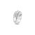 Contemporary Three Row Princess Cut Diamond Statement Ring 2.22cttw 14k White Gold, Size 9 For Sale - Image 3 of 5