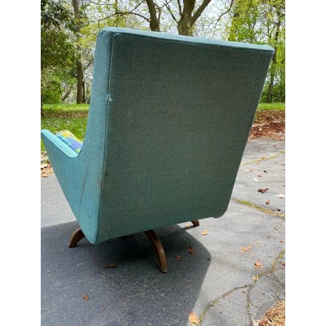 1950s Mid Century Adrian Pearsall Swivel Base Armchair For Sale - Image 5 of 9