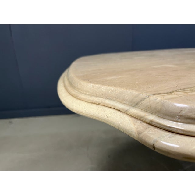Mid-Century Modern Vintage Marble Dining Table, 1970s For Sale - Image 3 of 9