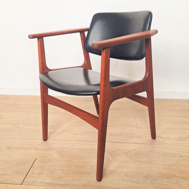 Danish Teak Armchair by Arne Vodder, 1950s For Sale - Image 9 of 12
