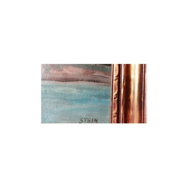 An exceptional mid-century oil on board painting titled "The Headman," beautifully rendered in a striking, tropical...
