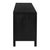 Weston Sideboard, Hand Rubbed Black with Light Brown Trim For Sale - Image 9 of 10