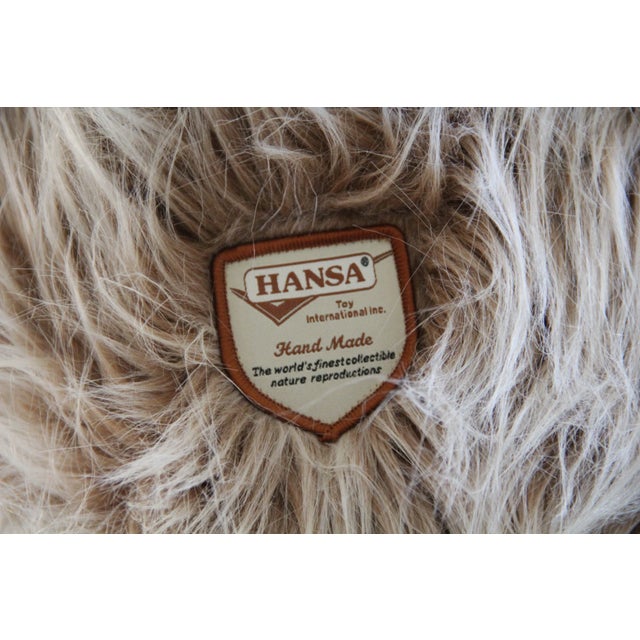 Brown Vintage Life-Sized Stuffed Sheep Ottoman For Sale - Image 8 of 15
