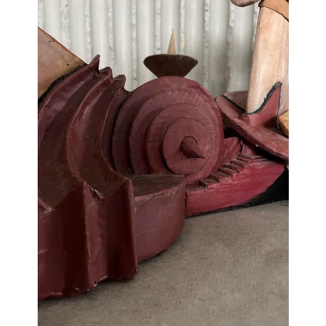 1980s Nude Paper Mache Art Piece, 1980s For Sale - Image 5 of 10
