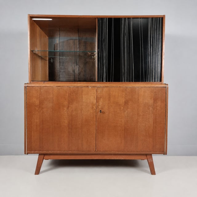 Vintage Display Cabinet by Hubert Nepozitek and Bohumil Landsman for Jitona, 1960s For Sale - Image 9 of 9