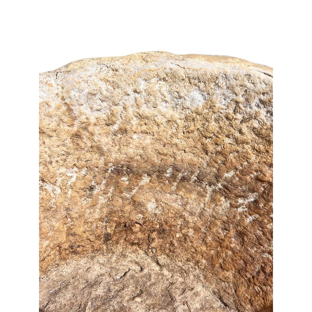Mid 20th Century Vintage Rustic Stone Planter Bowl For Sale - Image 5 of 5
