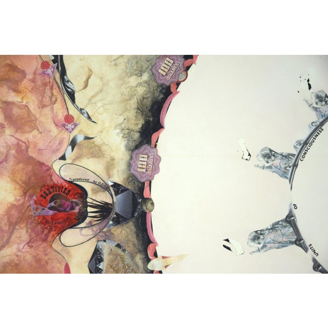 "Symbols of Authority" Satirical Bond Paperwork Collage by Mickey "Kano" Kane For Sale - Image 4 of 8