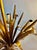Floral Gilt 5-Light Chandelier from Hans Kögl, 1970s, Set of 2 For Sale - Image 8 of 12