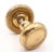 Traditional Traditional 1.375 In. Rope Brass Drawer Cabinet Knob For Sale - Image 3 of 5