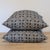 Transitional Clarence House Vietri Blue on Linen Pillows- Double Sided Pair For Sale - Image 3 of 9