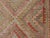 Large Vintage Turkish Kilim Rug With Coral, Gold, Sage Diamond Pattern For Sale - Image 12 of 14