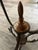 Vintage French Style Wrought Iron Accent Table With Round Glass Top For Sale - Image 10 of 10