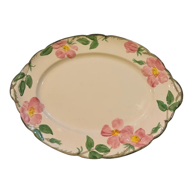 1950s Franciscan Desert Rose Platter For Sale