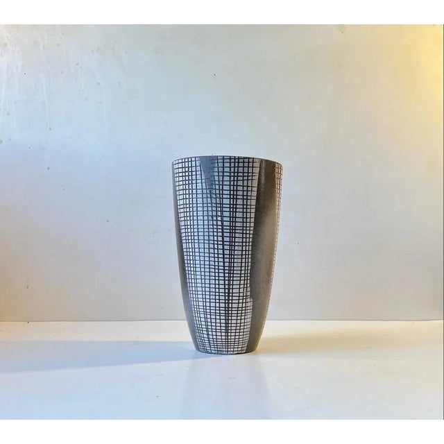 Ceramic Swedish Ceramic Vase by Mari Simmulson for Upsala Ekeby, 1960s For Sale - Image 7 of 9